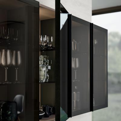 Armony - Meubles haut vitrés et fumés